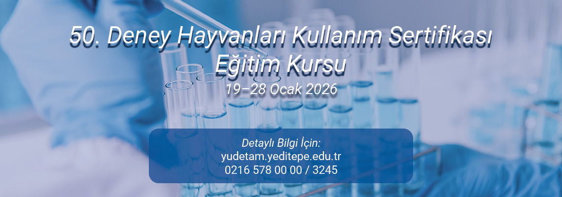 50. Deney Hayvanları Kullanım Sertifikası Eğitim Kursu Programı